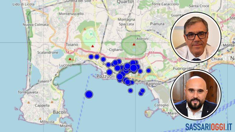 A Sassari la proposta per accogliere gli sfollati dei Campi Flegrei, Antonello Sassu e Angelo Azara, proposta Giornale di Oristano